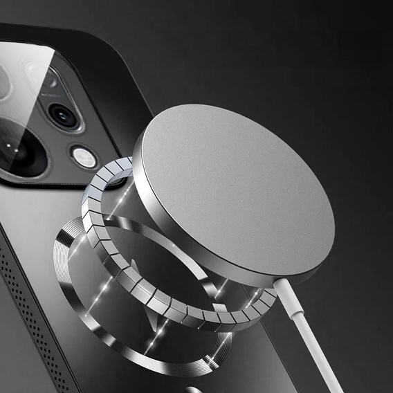 Чохол для Oppo Reno 14, для MagSafe, із захистом камери, чорний