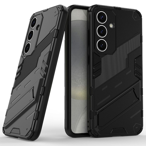 Чохол для Samsung Galaxy A36 5G, Military kickstand, чорний