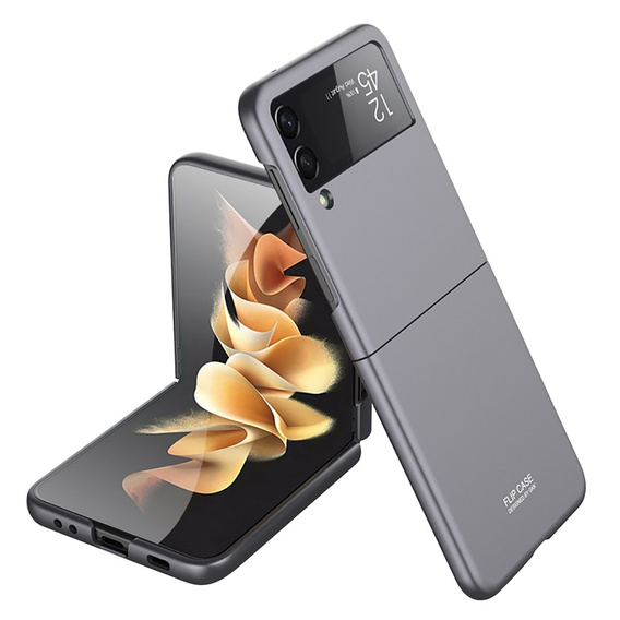 Чехол GKK PC Case до Samsung Galaxy Z Flip3 5G, Grey