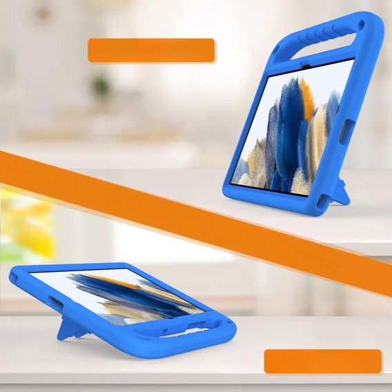 Детский чехол для Samsung Galaxy Tab A9+, детский чехол с ручкой, синий