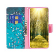 Откидной чехол для Nokia C12 4G, Wallet, Sakura, синий