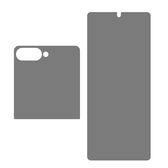 Гідрогелева плівка для Samsung Galaxy Z Flip7 5G спереду + ззаду для захисту приватності