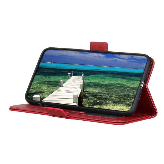 Чохол-книжка для Motorola Moto E13, Wallet, червоний