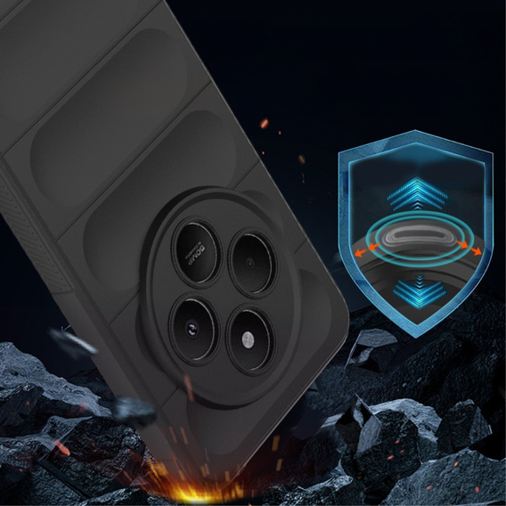 Чoхол до Xiaomi Redmi 14C / Xiaomi Poco C75, Gaming Shockproof, чорний