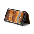 CASEME флип-кейс для Samsung Galaxy S25 Ultra, Litchi Wallet, коричневый