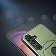 Чехол MagSafe для Samsung Galaxy S24, Military Magnet, зелёный