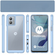 Чехол до Motorola Moto G53 5G, Fusion Hybrid, прозрачный / синий