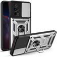 Чехол NOX Camera Slide Xiaomi Poco F5 Pro, CamShield Slide, серебро