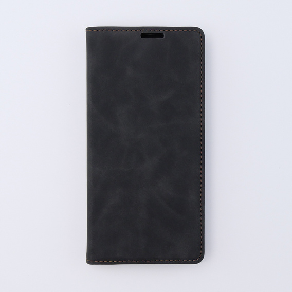 Чохол для Oppo A78 4G, ERBORD Vintage, гаманець з клапаном, чорний