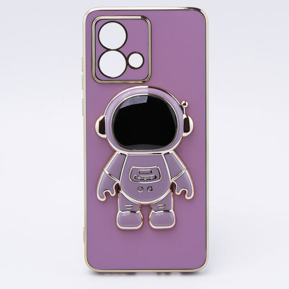 Чoхол до Motorola Moto G84 5G, Astronaut, фіолетовий
