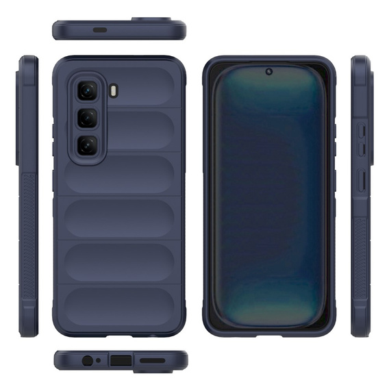 Чoхол до Infinix Hot 50 Pro 4G, Gaming Shockproof, темно-синій