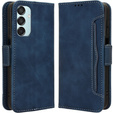 Откидной чехол для Samsung Galaxy M15 5G, Card Slot, темно-синий