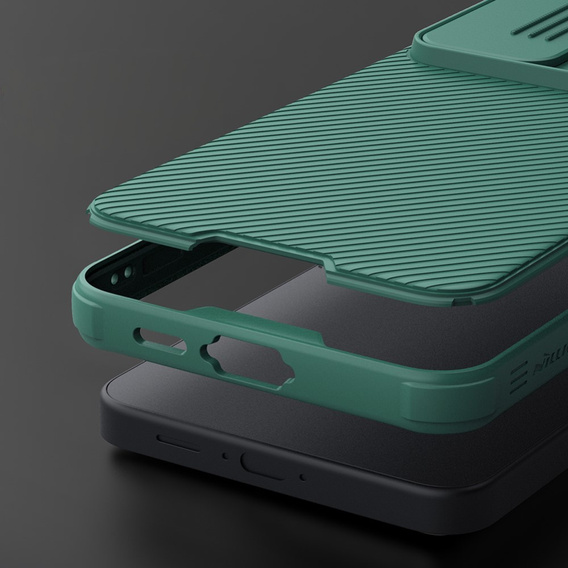 Бронированный чехол Nillkin для Samsung Galaxy S24 FE, CamShield Pro, зелёный