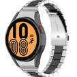 Браслет Stainless для  Samsung Galaxy Watch 4 / 4 Classic - Silver/Black