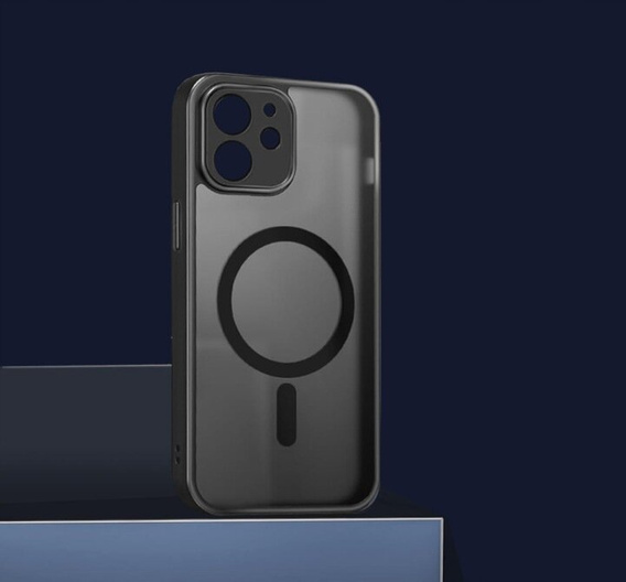 Чехол MagSafe для iPhone 12 / 12 Pro, Hybrid Matte Lens Pro, черный