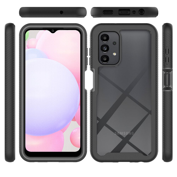 Чoхол Shockproof до Samsung Galaxy A13 4G, із захисним екраном, м'яти