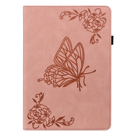 Чохол для Lenovo Tab M11, Butterfly, рожевий