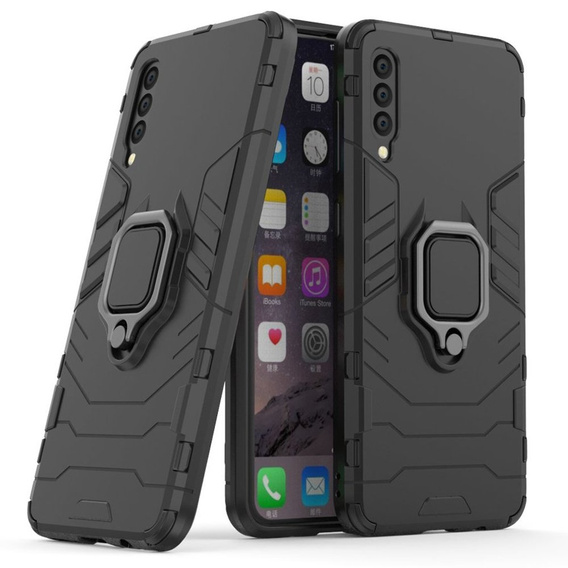 Чoхол до Samsung Galaxy A50, Kickstand Ring, чорний