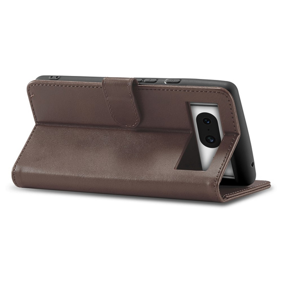 Откидной чехол для Google Pixel 8A, LC.IMEEKE, коричневый