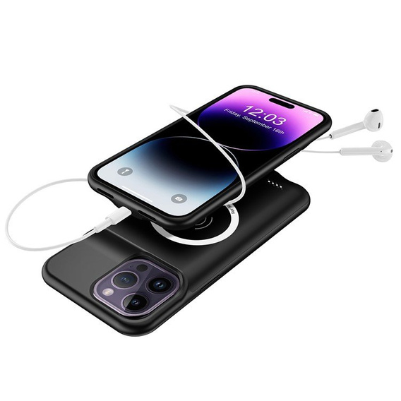 Чехол из павербанком для iPhone 14 Pro, Powerbank D88 7000mAh MagSafe