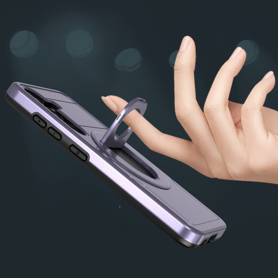 Чохол MagSafe для Samsung Galaxy S24, Military Magnet, чорний