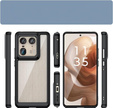 Чехол до Motorola Edge 50 Ultra, Fusion Hybrid, прозрачный / черный