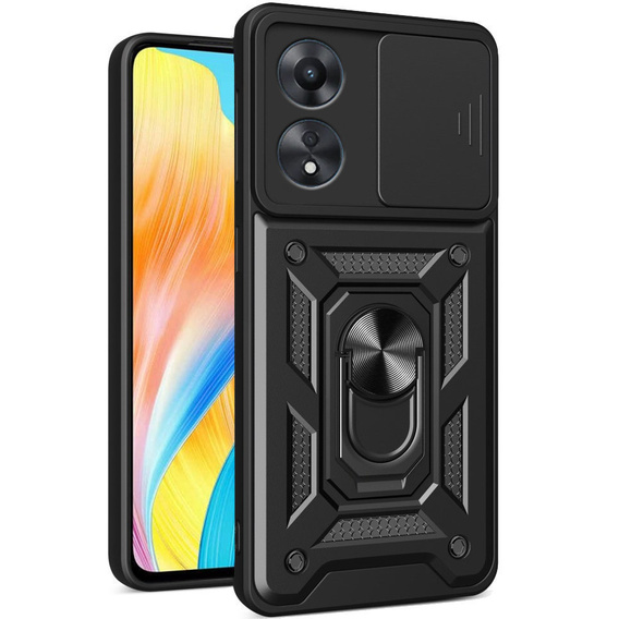 Чехол NOX Camera Slide Oppo A98 5G, CamShield Slide, чёрный