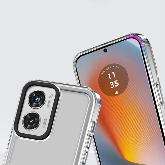 Чехол до Motorola Edge 50 Fusion 5G, Fusion Hybrid, прозрачный