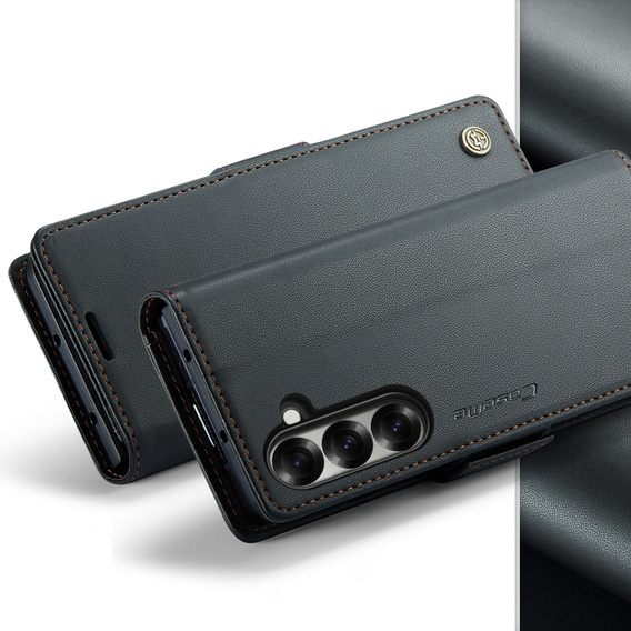 Чехол-флип CASEME Litchi Wallet для Samsung Galaxy Z Fold7 5G