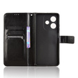 Футляр з клапаном для Oppo A40 / Oppo A40m, Crazy Horse Wallet, чорний