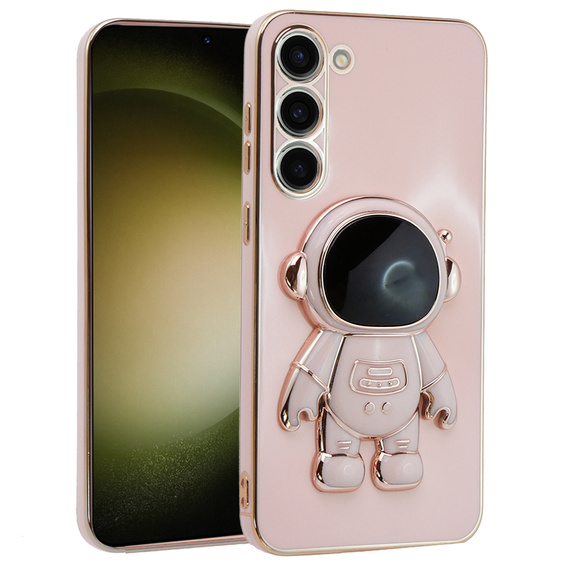 Чехол до Samsung Galaxy S23 Plus, Astronaut, розовый