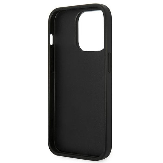 Чехол Karl Lagerfeld до iPhone 14 Pro Max, Saffiano Choupette Head Patch, серебряный