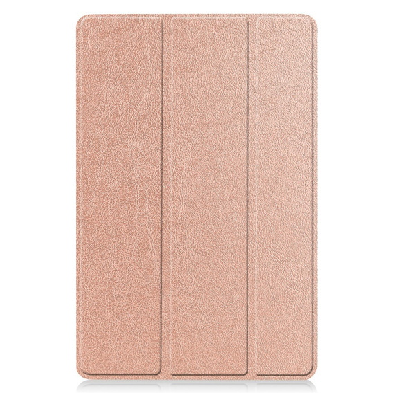Чехол для Samsung Galaxy Tab S9 FE, Tri-fold, розовый rose gold