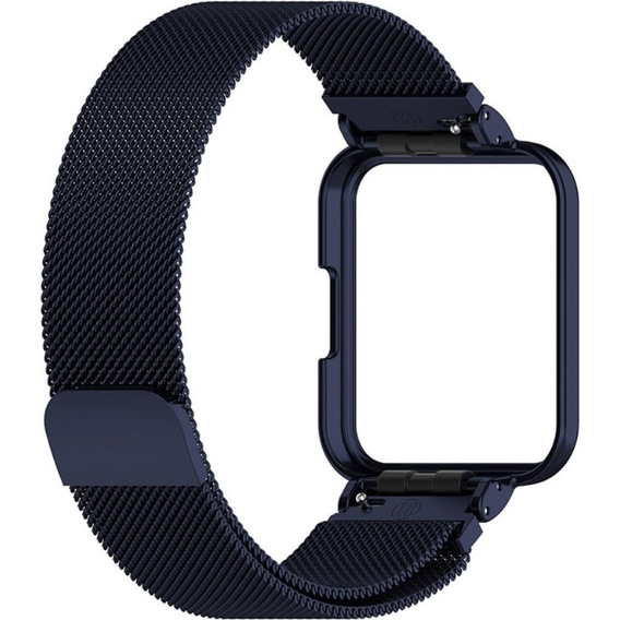 Металический браслет с чехлом для часов Xiaomi Redmi Watch 2 Lite, Dark blue
