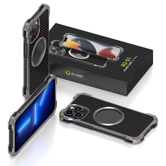 Чохол R-JUST до iPhone 13 Pro, Black