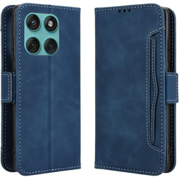 Откидной чехол для Motorola Edge 60 / 60 Fusion, Card Slot, темно-синий