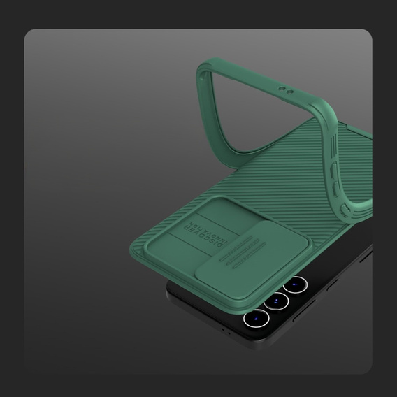 Чохол NILLKIN для Samsung Galaxy S24, Silicone CamShield Case for MagSafe, зелений