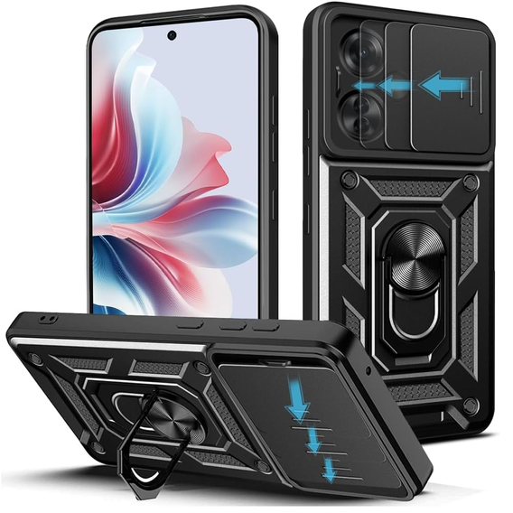 Чохол NOX Camera Slide Oppo Reno 11F 5G, CamShield Slide, чорний