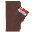 Футляр з клапаном для Samsung Galaxy S23 FE, Card Slot, коричневий