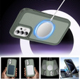 Чехол с рамкой для Samsung Galaxy S23 FE, для MagSafe, зелёный