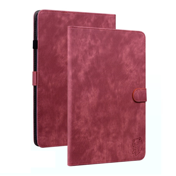 Чехол до Lenovo Tab M9, Wallet Pen Slot, красный