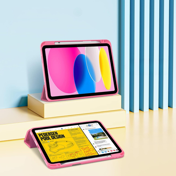 Чехол для iPad 11" 2025 A16 (11 gen.) / iPad 10.9" 2022 (10 gen.), Smartcase, розовый