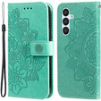 Откидной чехол для Samsung Galaxy A54 5G, Mandala Flower, зелёный