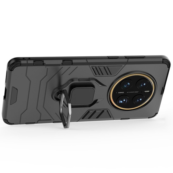 Чехол до Huawei Mate 50 Pro 4G, Kickstand Ring, чёрный