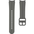 Силіконовий ремінець для Samsung Galaxy Watch 4/5 40/42/44/46/45mm Pro, Grey