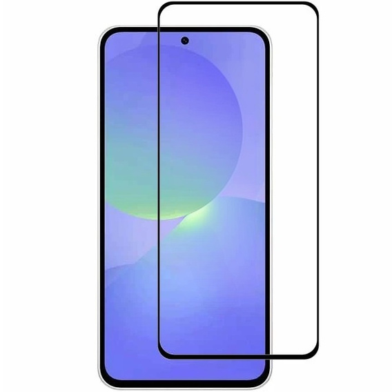 3D загартоване скло для Samsung Galaxy A36, чорна рамка