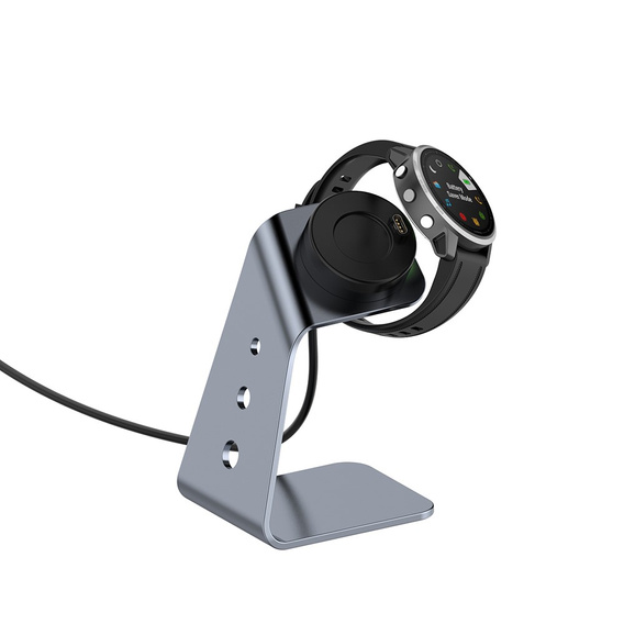 Алюминиевая USB док-станция для Garmin Fenix 7/7S/7X/6/6X/6S, серый