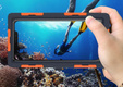 SHELLBOX I Uniwersalne Etui Wodoodporne na telefon, Black/Orange