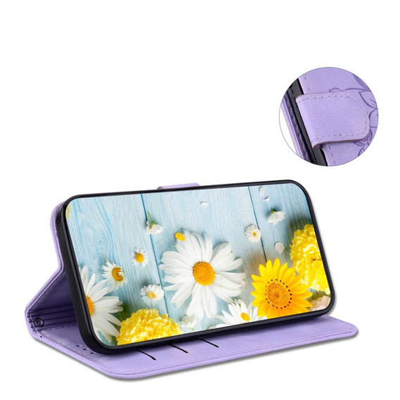 Чохол-книжка для Oppo A60, Lily Flower, фіолетовий