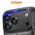 Флип-кейс 2-в-1 для iPhone 17 Pro Max, SUTENI, для MagSafe, черный